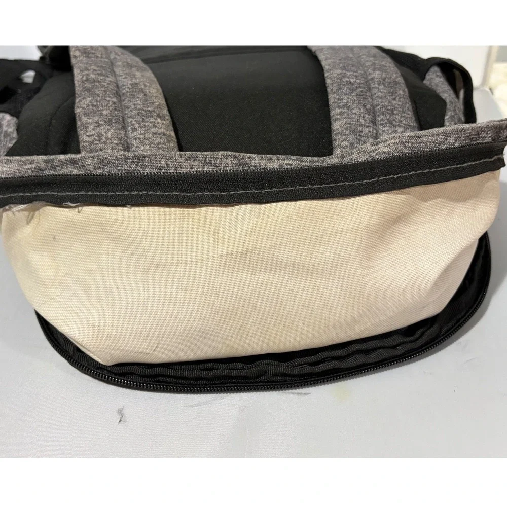 Adidas Grey Heathered 3-Stripe Backpack‎ Mens School Gym Bag